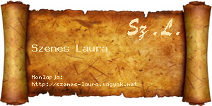 Szenes Laura névjegykártya